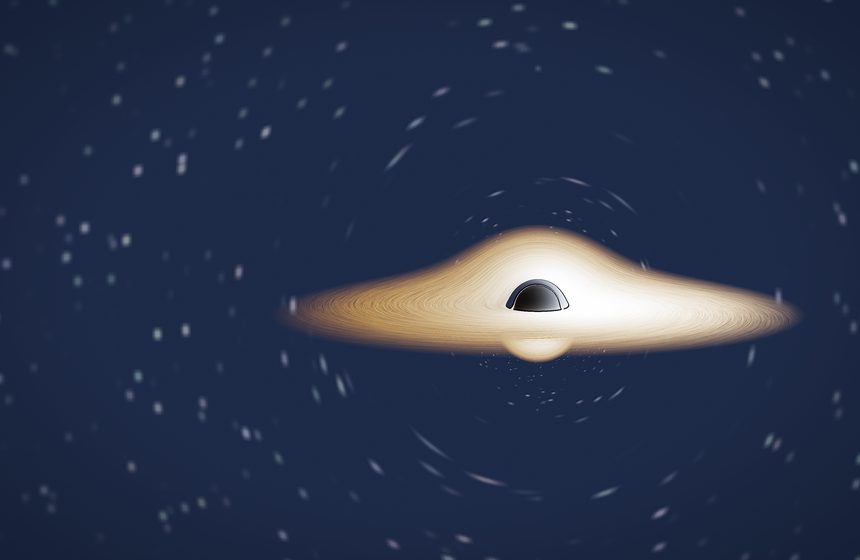 Messier 106 Central Black Hole, a supermassive black hole