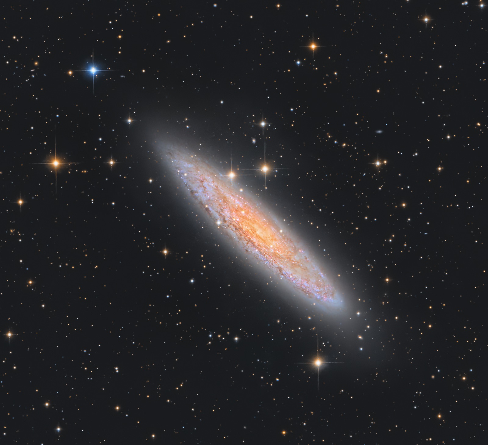 Sculptor Galaxy, a starburst galaxy