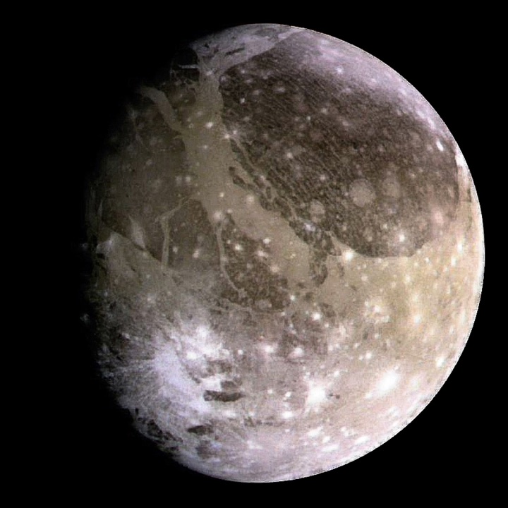 Ganymede, photographed